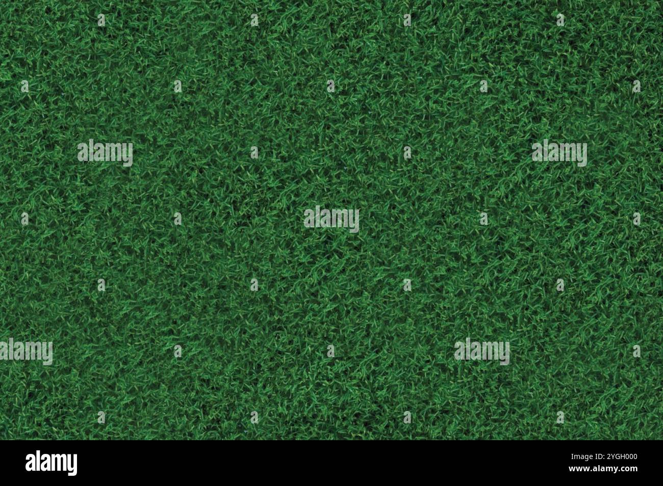 Kunstrasen Kunstrasen Kunstrasen Kunstrasen Kunstrasen Kunstrasen Kunstrasenfeld Makronaht, sanft schattierte Schattenfläche, grüne Sport-Astrorasen-Textur, natürliche horizontale Textur Stockfoto