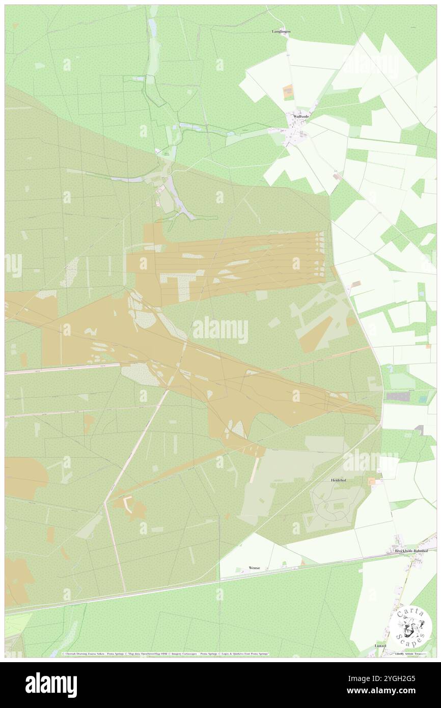 Lopesettel, DE, Deutschland, Niedersachsen, N 53 1' 59''', N 10 13' 0''', Karte, Cartascapes Map veröffentlicht 2024. Erkunden Sie Cartascapes, eine Karte, die die vielfältigen Landschaften, Kulturen und Ökosysteme der Erde enthüllt. Reisen Sie durch Zeit und Raum und entdecken Sie die Verflechtungen der Vergangenheit, Gegenwart und Zukunft unseres Planeten. Stockfoto