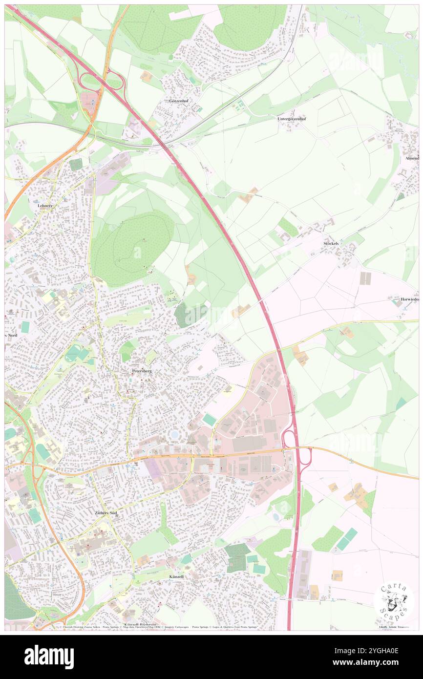 Petersberg, DE, Deutschland, Thüringen, N 50 28' 25''', N 11 4' 48''', Karte, Cartascapes Map veröffentlicht 2024. Erkunden Sie Cartascapes, eine Karte, die die vielfältigen Landschaften, Kulturen und Ökosysteme der Erde enthüllt. Reisen Sie durch Zeit und Raum und entdecken Sie die Verflechtungen der Vergangenheit, Gegenwart und Zukunft unseres Planeten. Stockfoto