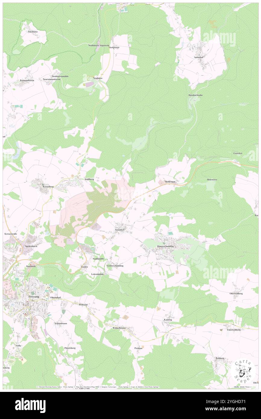 Windischbach, DE, Deutschland, Bayern, N 48 50' 9'', N 13 35' 14''', Karte, Cartascapes Map, veröffentlicht 2024. Erkunden Sie Cartascapes, eine Karte, die die vielfältigen Landschaften, Kulturen und Ökosysteme der Erde enthüllt. Reisen Sie durch Zeit und Raum und entdecken Sie die Verflechtungen der Vergangenheit, Gegenwart und Zukunft unseres Planeten. Stockfoto