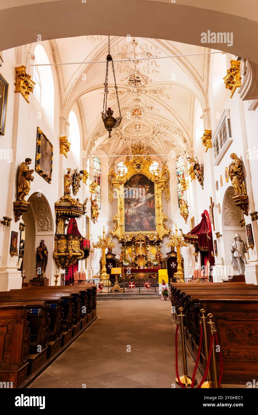 Die Kirche unserer Lieben Frau unter der Kette. Prag, Tschechische Republik, Europa Stockfoto