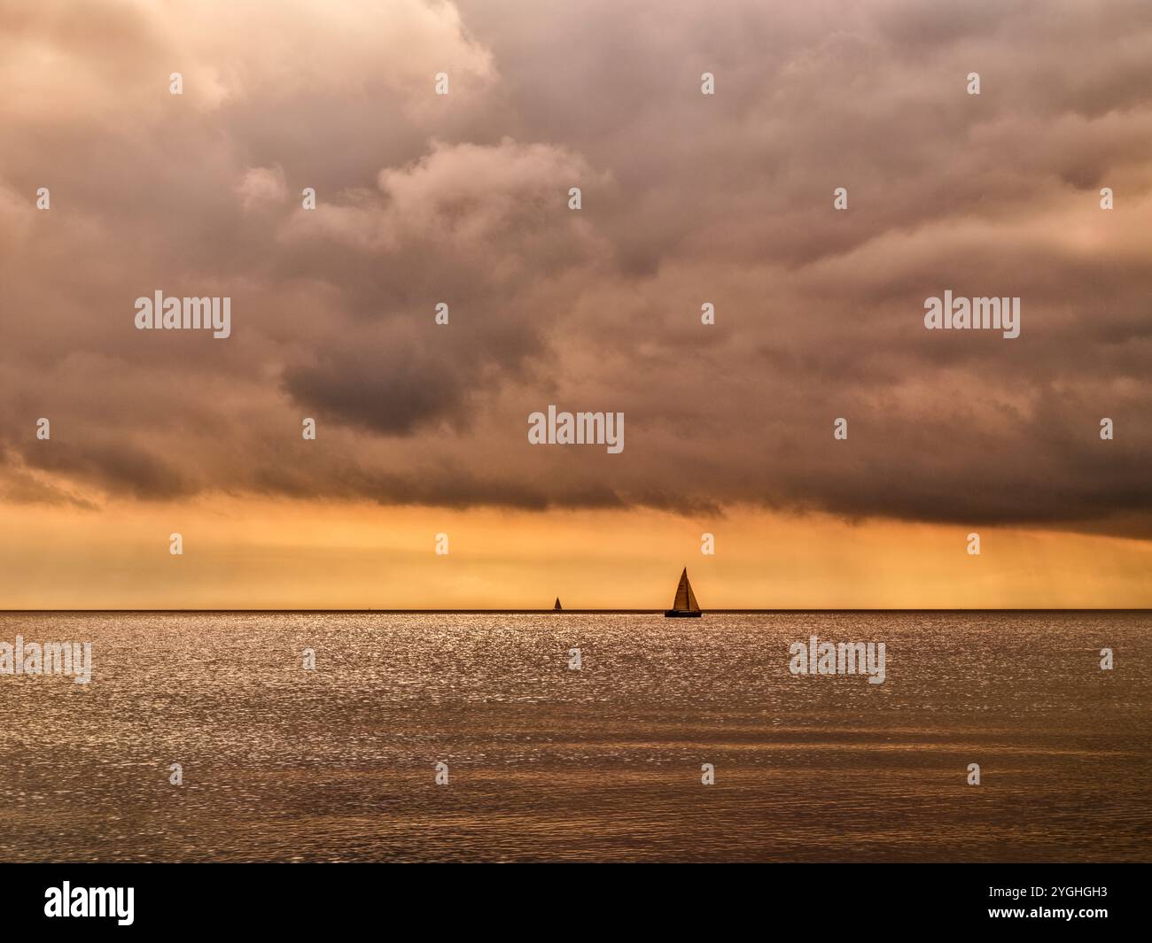 Blick auf die Ostsee auf die Klippen südlich von Schönhagen, Brodersby Stockfoto