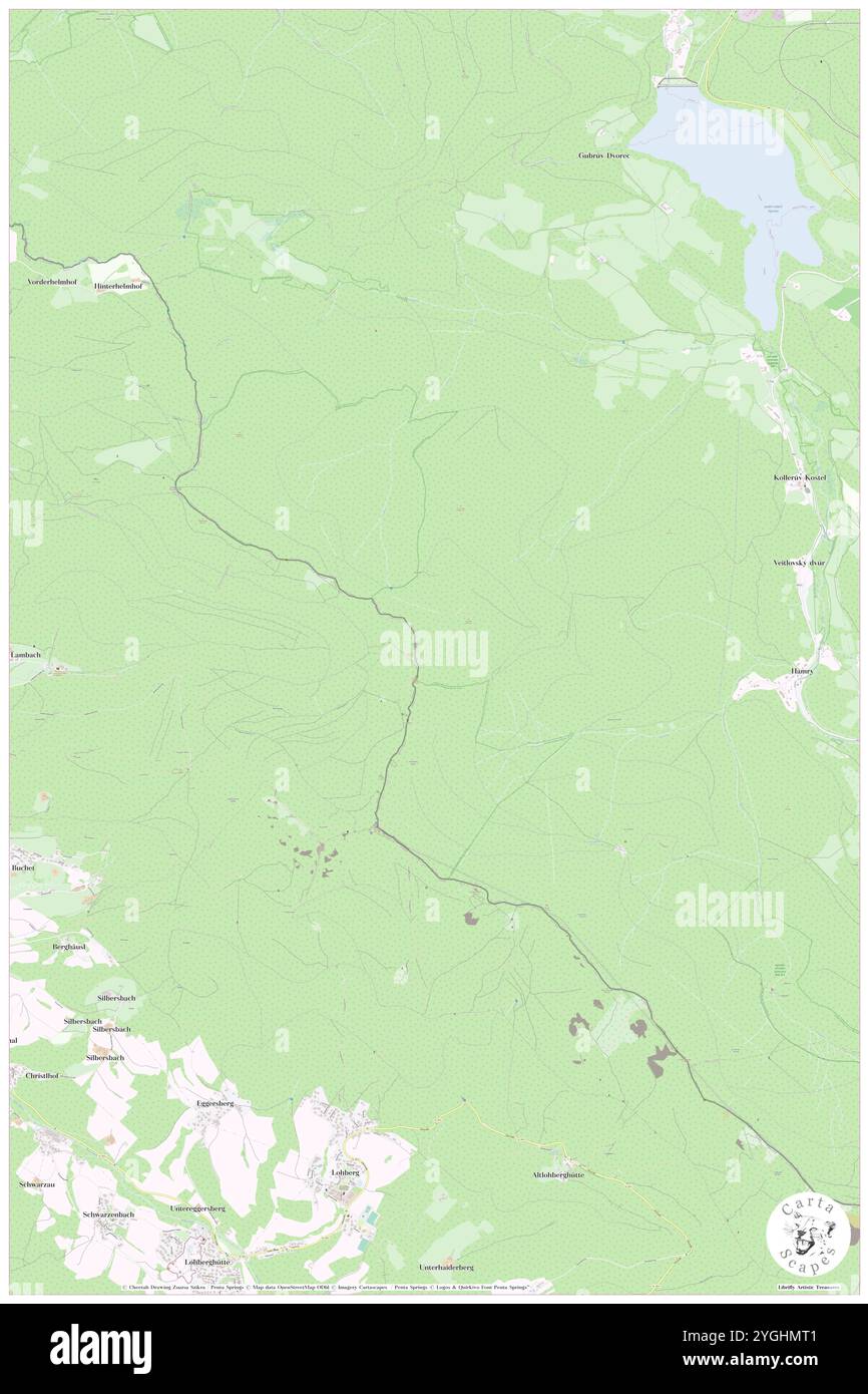 Jagerhubel, Deutschland, N 49 13' 0'', N 13 7' 0''', Karte, Cartascapes Map, veröffentlicht 2024. Erkunden Sie Cartascapes, eine Karte, die die vielfältigen Landschaften, Kulturen und Ökosysteme der Erde enthüllt. Reisen Sie durch Zeit und Raum und entdecken Sie die Verflechtungen der Vergangenheit, Gegenwart und Zukunft unseres Planeten. Stockfoto