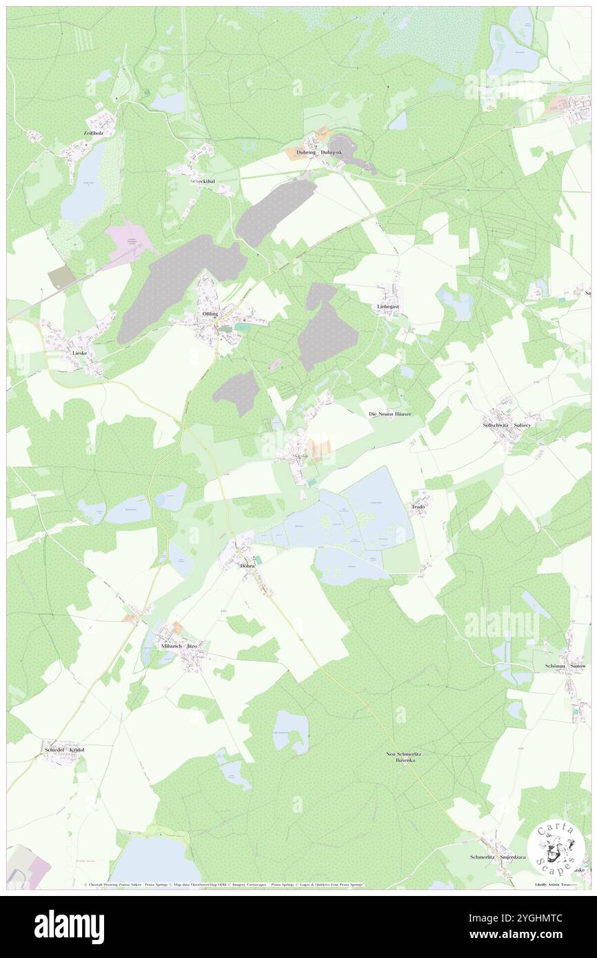 Skaska, DE, Deutschland, Sachsen, N 51 20' 46''', N 14 10' 50''', Karte, Cartascapes Map veröffentlicht 2024. Erkunden Sie Cartascapes, eine Karte, die die vielfältigen Landschaften, Kulturen und Ökosysteme der Erde enthüllt. Reisen Sie durch Zeit und Raum und entdecken Sie die Verflechtungen der Vergangenheit, Gegenwart und Zukunft unseres Planeten. Stockfoto