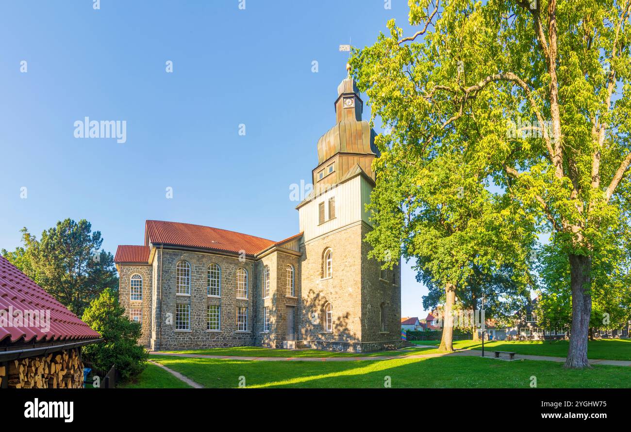 Herzberg am Harz, Kirche Nicolaikirche in Harz, Niedersachsen, Deutschland Stockfoto