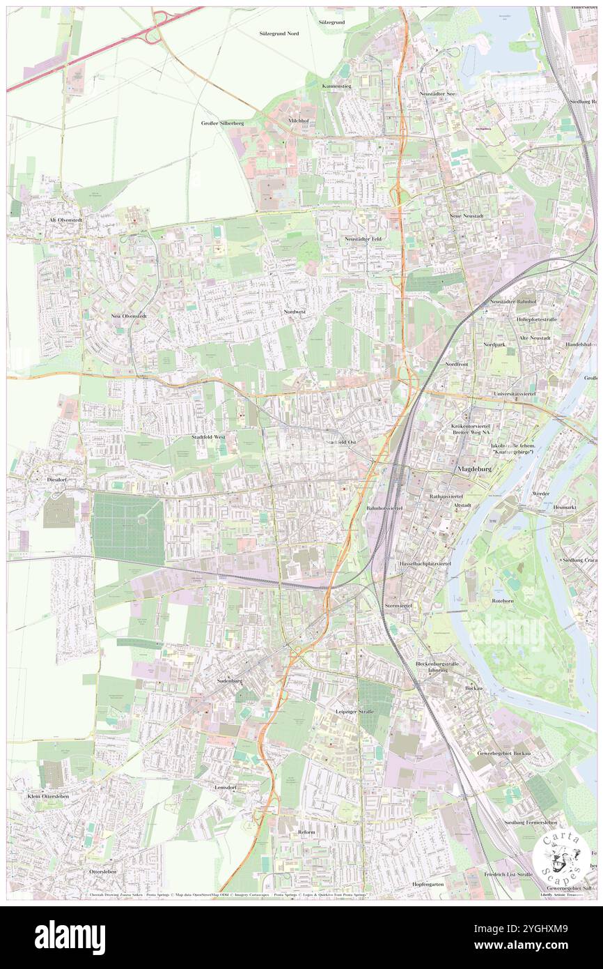 BEST Western Htl Geheimer Rat, DE, Deutschland, Sachsen-Anhalt, N 52 7' 59'', N 11 36' 37''', Karte, Cartascapes Map, veröffentlicht 2024. Erkunden Sie Cartascapes, eine Karte, die die vielfältigen Landschaften, Kulturen und Ökosysteme der Erde enthüllt. Reisen Sie durch Zeit und Raum und entdecken Sie die Verflechtungen der Vergangenheit, Gegenwart und Zukunft unseres Planeten. Stockfoto