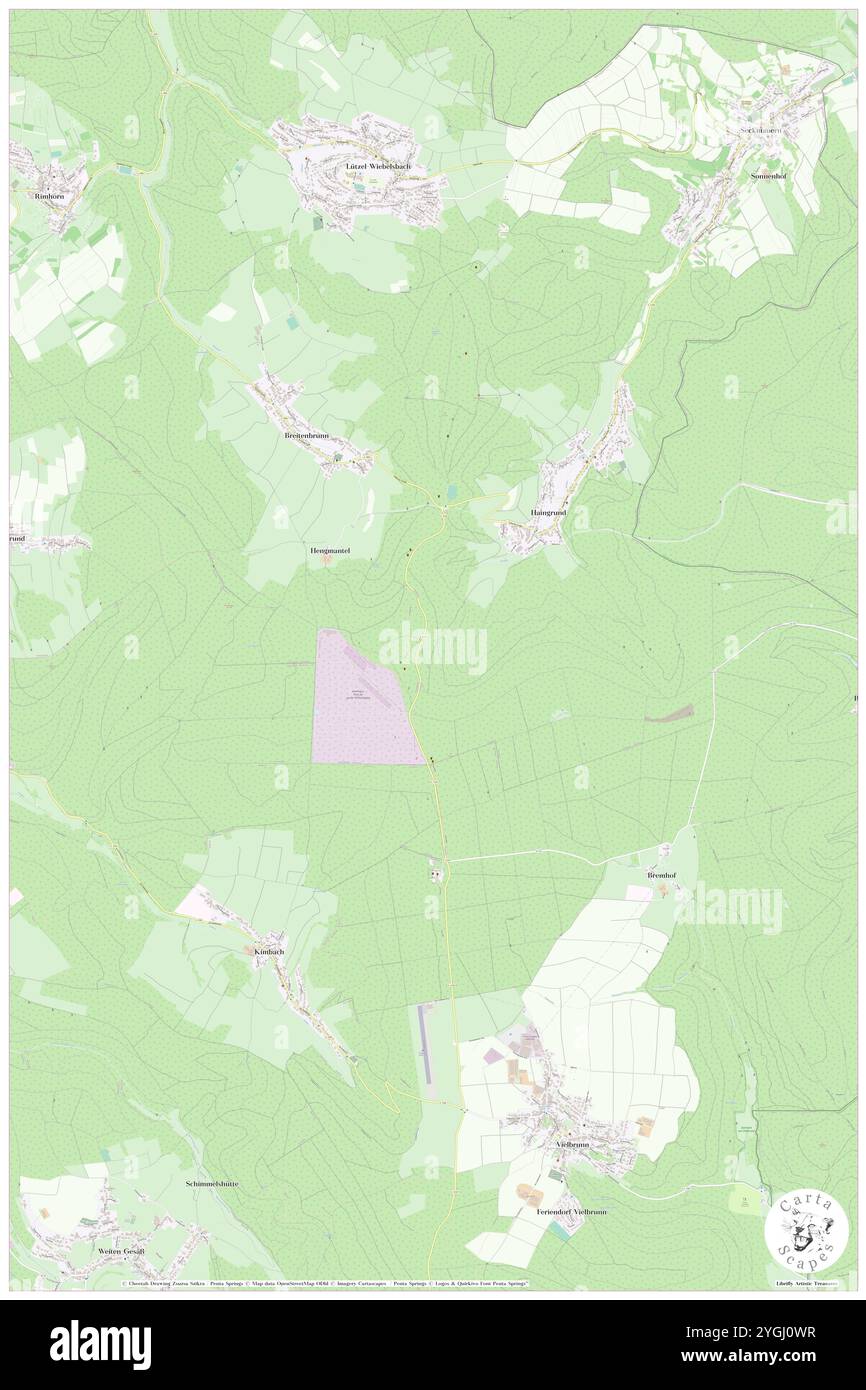 Sellenplatte, DE, Deutschland, Hessen, N 49 45' 0'', N 9 4' 59''', Karte, Cartascapes Map veröffentlicht 2024. Erkunden Sie Cartascapes, eine Karte, die die vielfältigen Landschaften, Kulturen und Ökosysteme der Erde enthüllt. Reisen Sie durch Zeit und Raum und entdecken Sie die Verflechtungen der Vergangenheit, Gegenwart und Zukunft unseres Planeten. Stockfoto