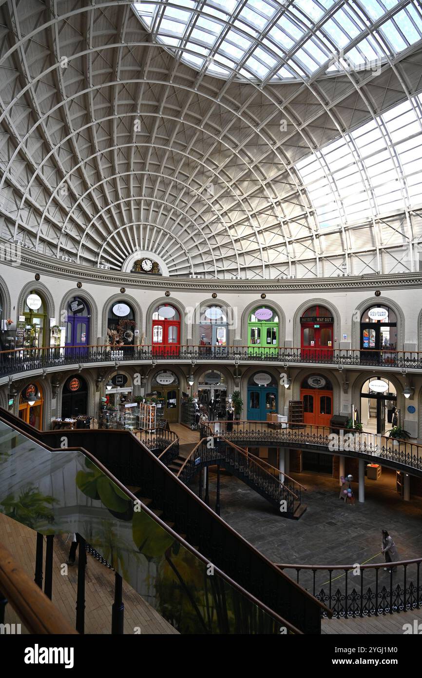 Leeds Corn Exchange, viktorianische Architektur, Call Lane, Leeds. West Yorkshire Stockfoto