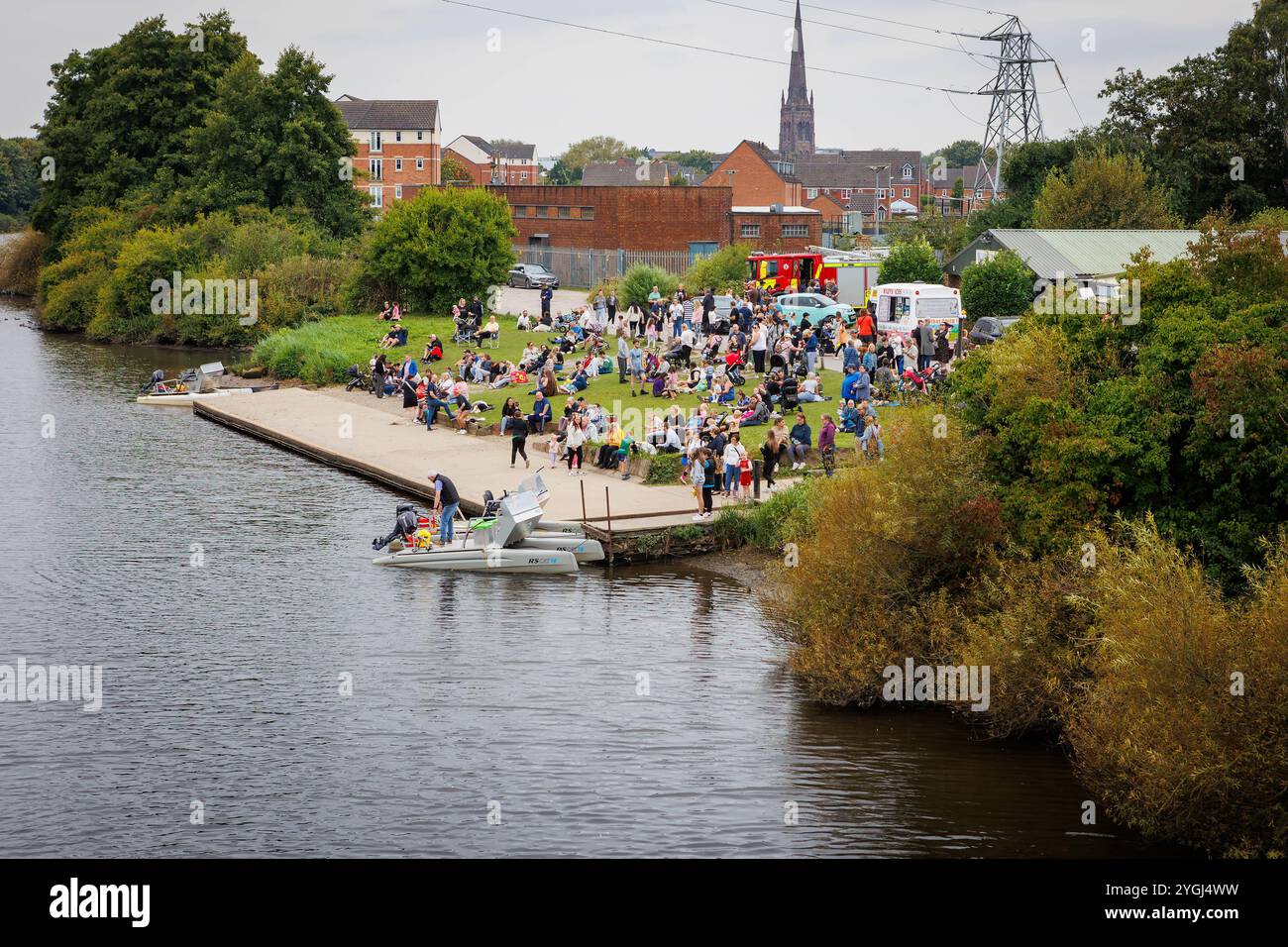 Das Great Warrington and Latchford Duck Race Stockfoto