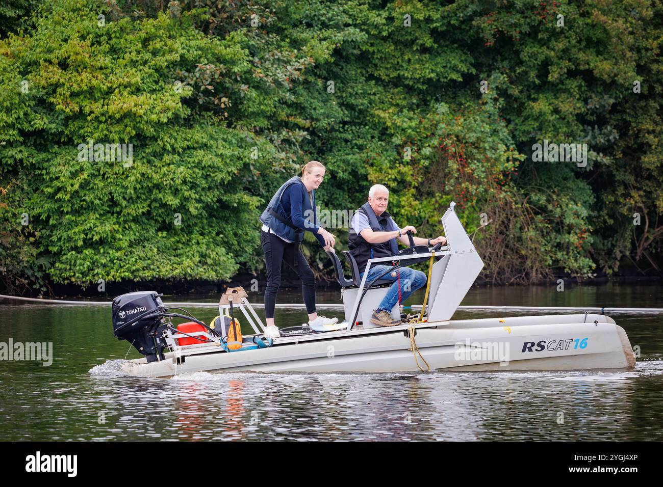 Das Great Warrington and Latchford Duck Race Stockfoto