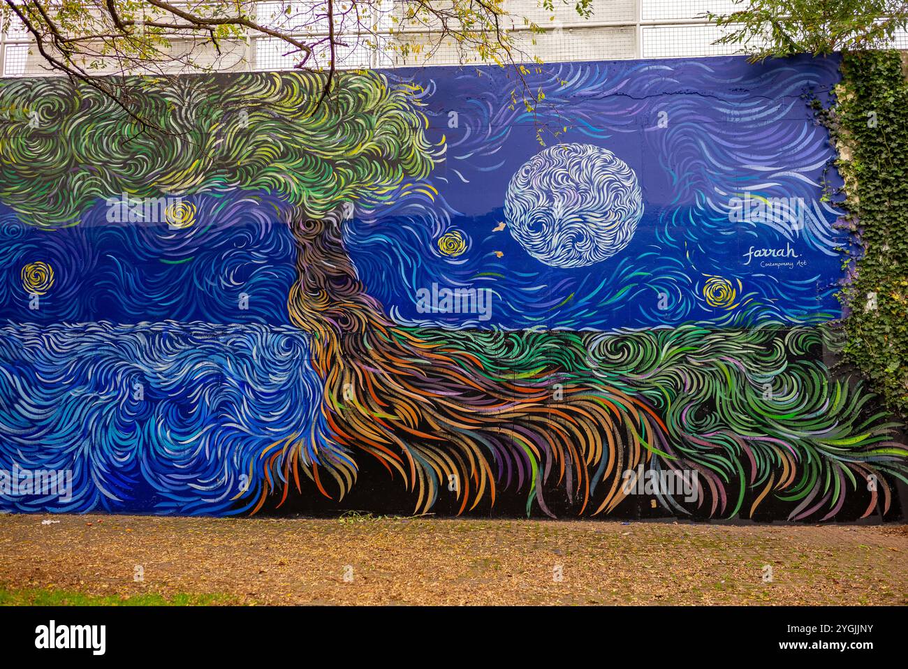 Street Art in Bristol, Großbritannien Stockfoto