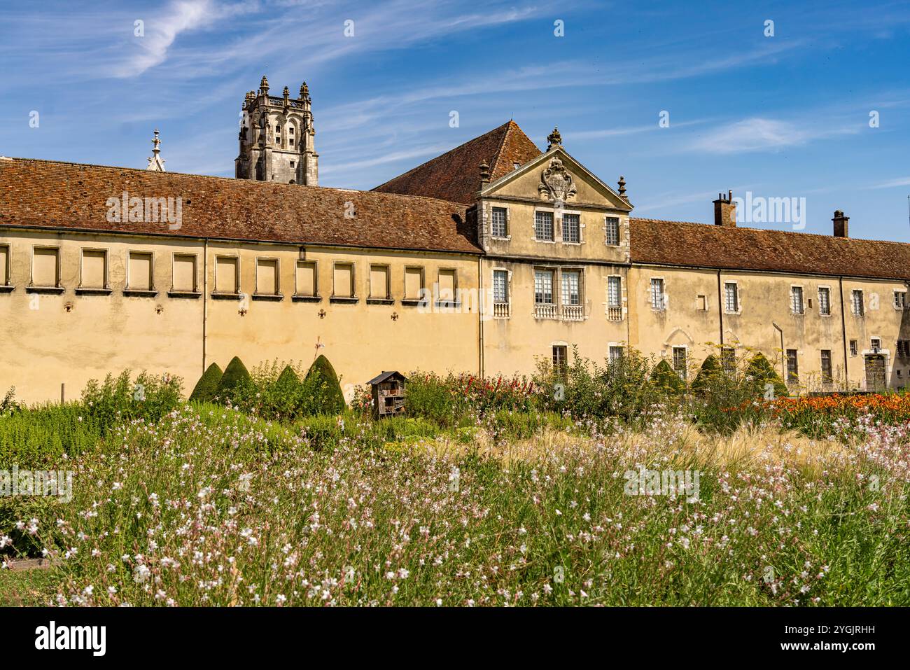 Das königliche Kloster Brou in Bourg-en-Bresse, Frankreich, Europa Stockfoto