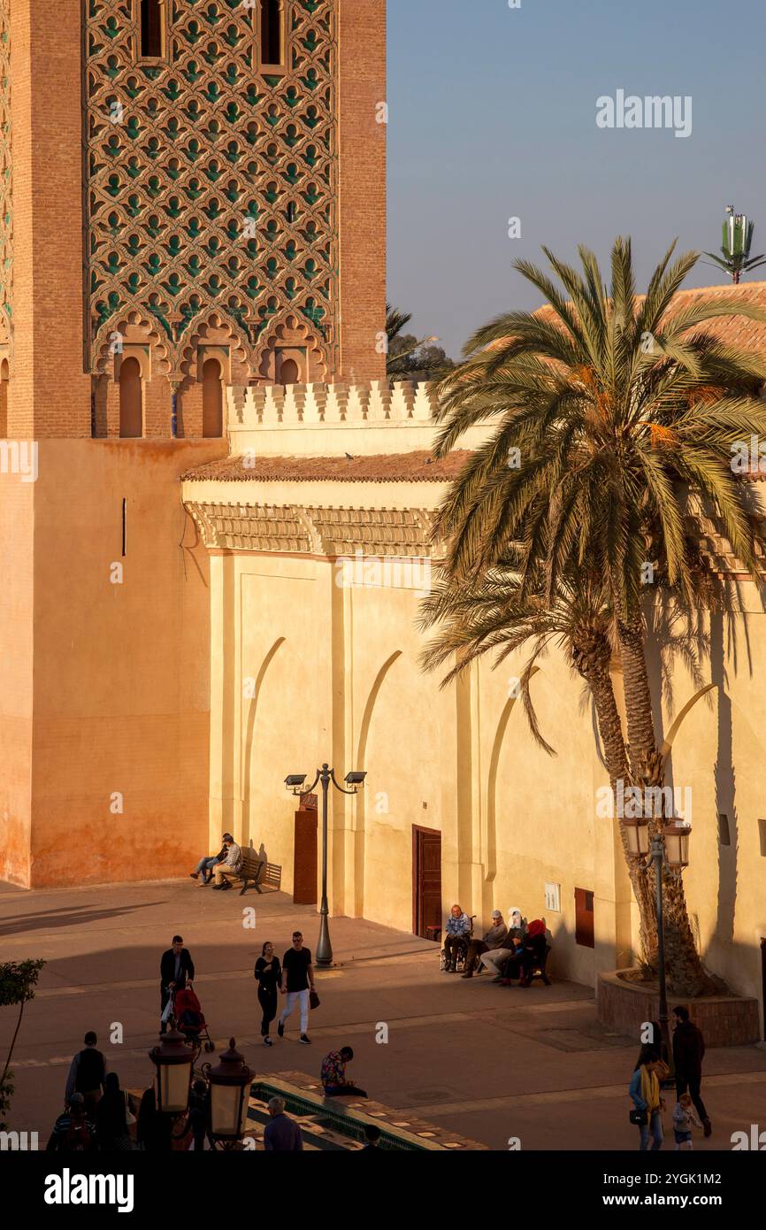 Marrakesch, Moschee al-Mansur, Kasbah-Moschee, Medina, Architektur, Islam, Stadt, Maghreb, Marokko, Stockfoto
