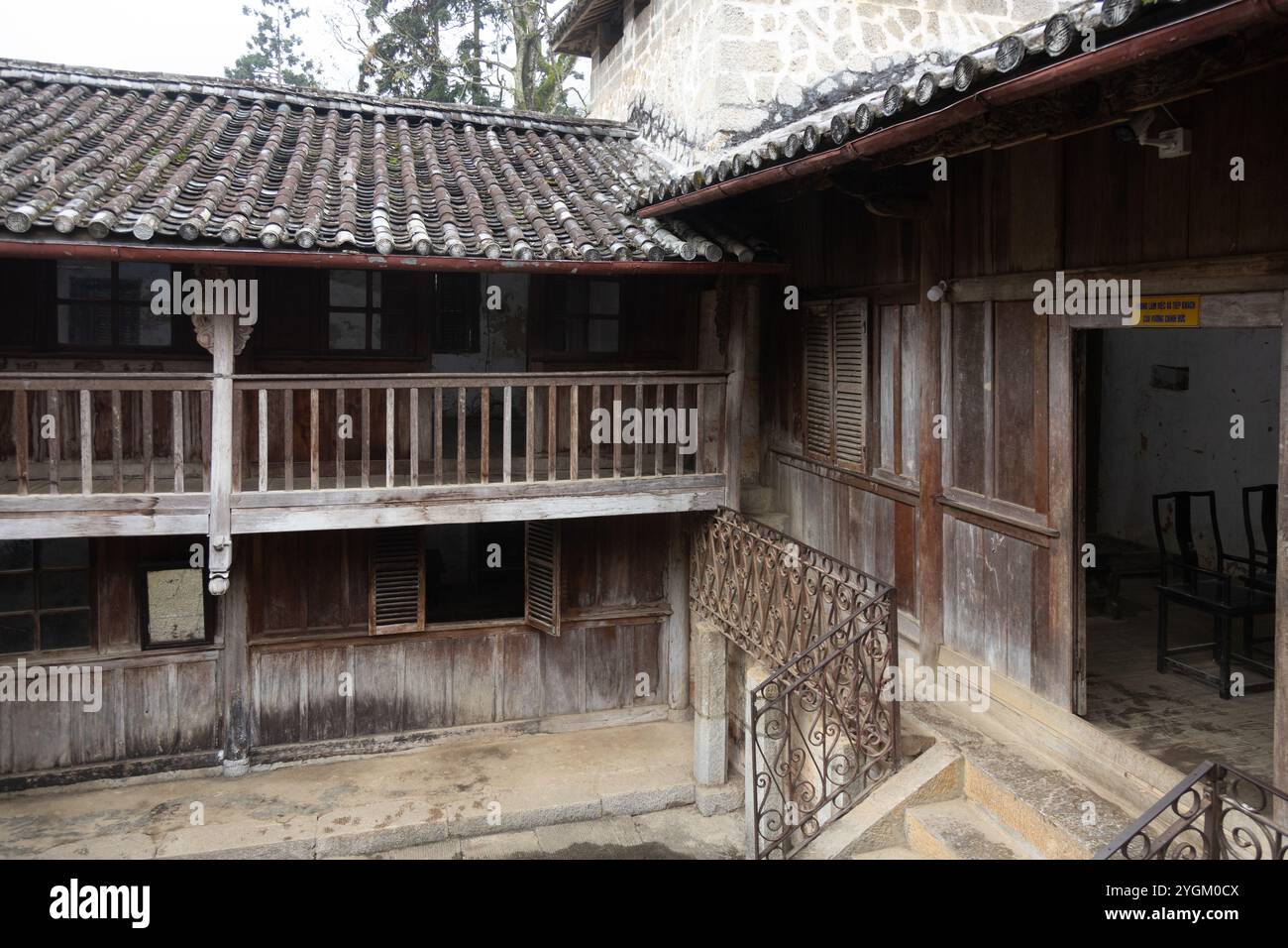 Das Palast-Museum von König Meo, das Haus der Familie Vuong, des Königs von Mao. Sa Phin Commune, Dong Van, Ha Giang Vietnam Stockfoto