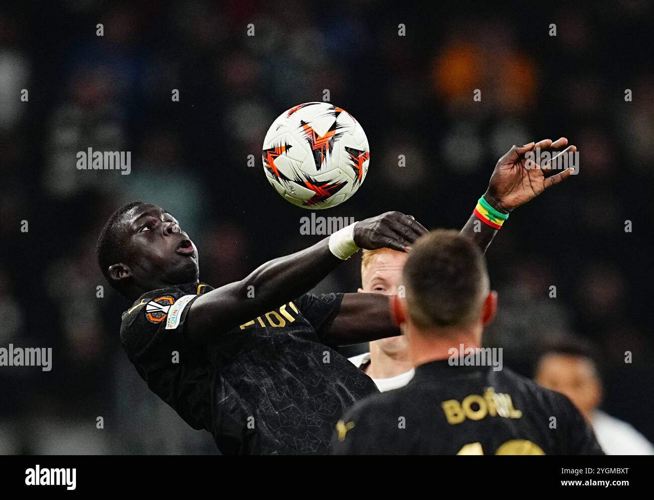 07. November 2024: Jean-Matteo Bahoya von Eintracht Frankfurt ...