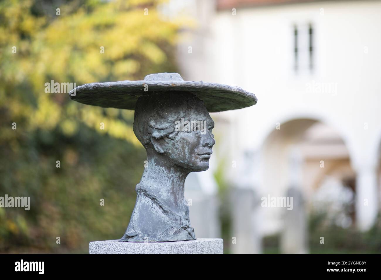 Büste von Anna Plochl, Steirische Ehrengalerie auf Schloss Graz, Graz, Steiermark, Österreich, Europa Stockfoto