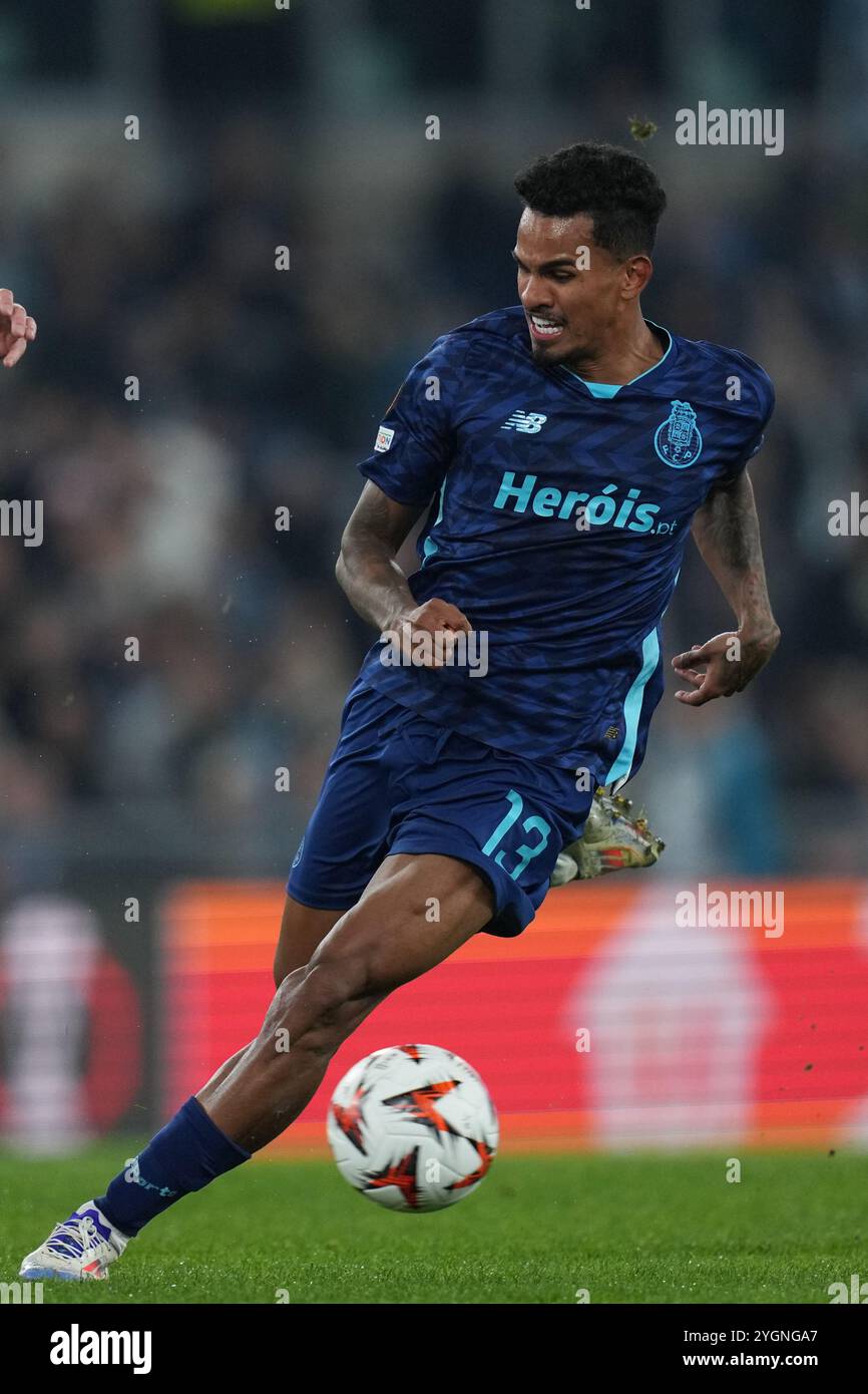 Roma, Italien. November 2024. Portos Galeno während der UEFA Europa League Einzelgruppe zwischen Lazio und Porto im Olympiastadion in Rom, Italien - Donnerstag, 7. November 2024 - Sport Soccer (Foto: Alfredo Falcone/LaPresse) Credit: LaPresse/Alamy Live News Stockfoto