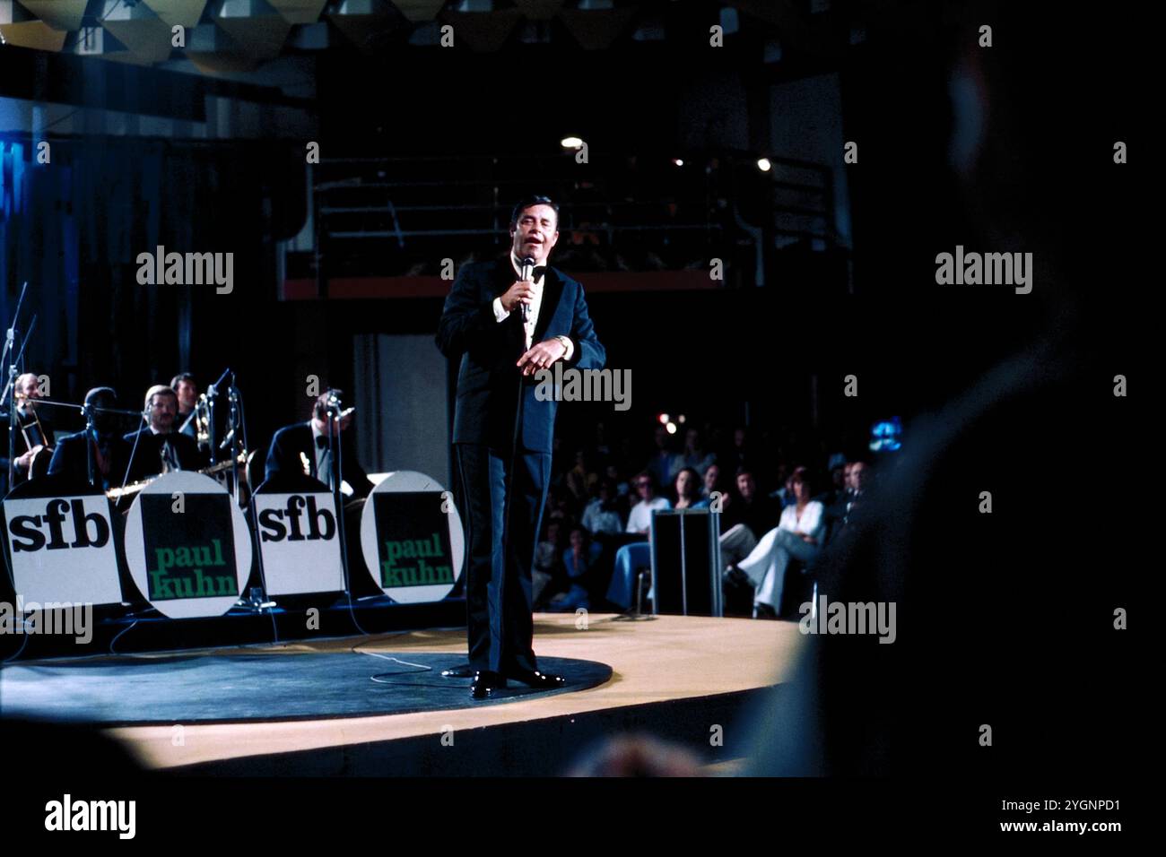 Fernsehgala der SFB-Big Band im Casino von Montreux, Schweiz 1976, Regie: Dieter Finnern, (Star)Gast: Jerry Lewis Stockfoto