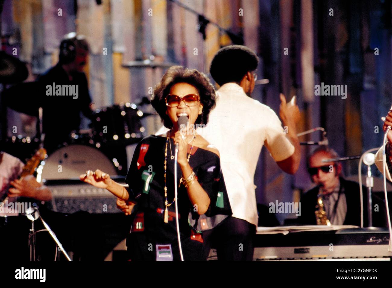 Fernsehgala der SFB-Big Band im Casino von Montreux, Schweiz 1976, Regie: Dieter Finnern, zu Gast: Die Supremes Stockfoto
