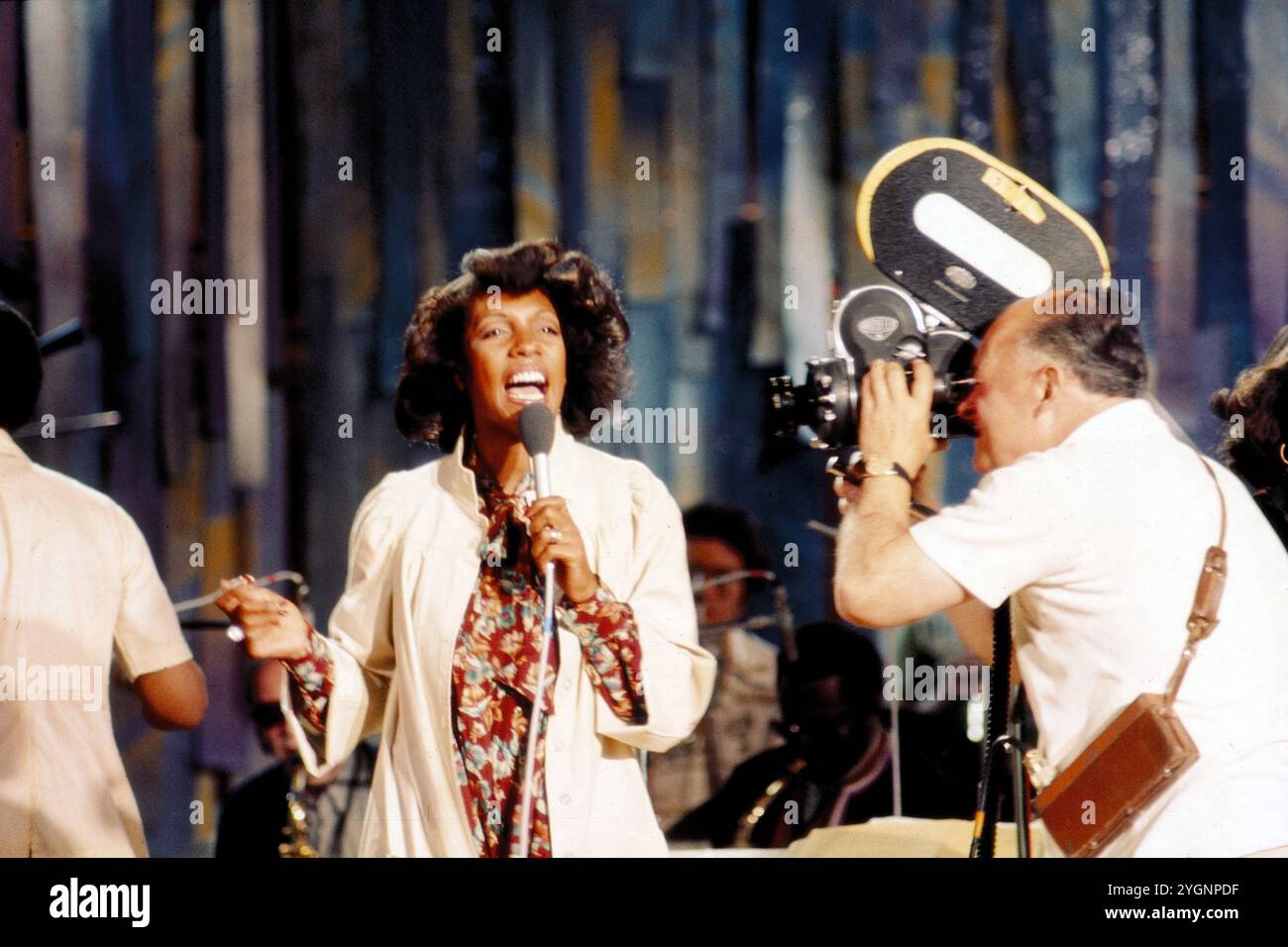 Fernsehgala der SFB-Big Band im Casino von Montreux, Schweiz 1976, Regie: Dieter Finnern, zu Gast: Die Supremes Stockfoto