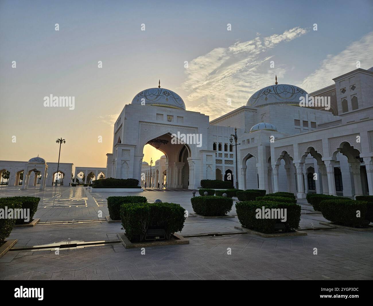 Präsidentenpalast Von Abu Dhabi Stockfoto
