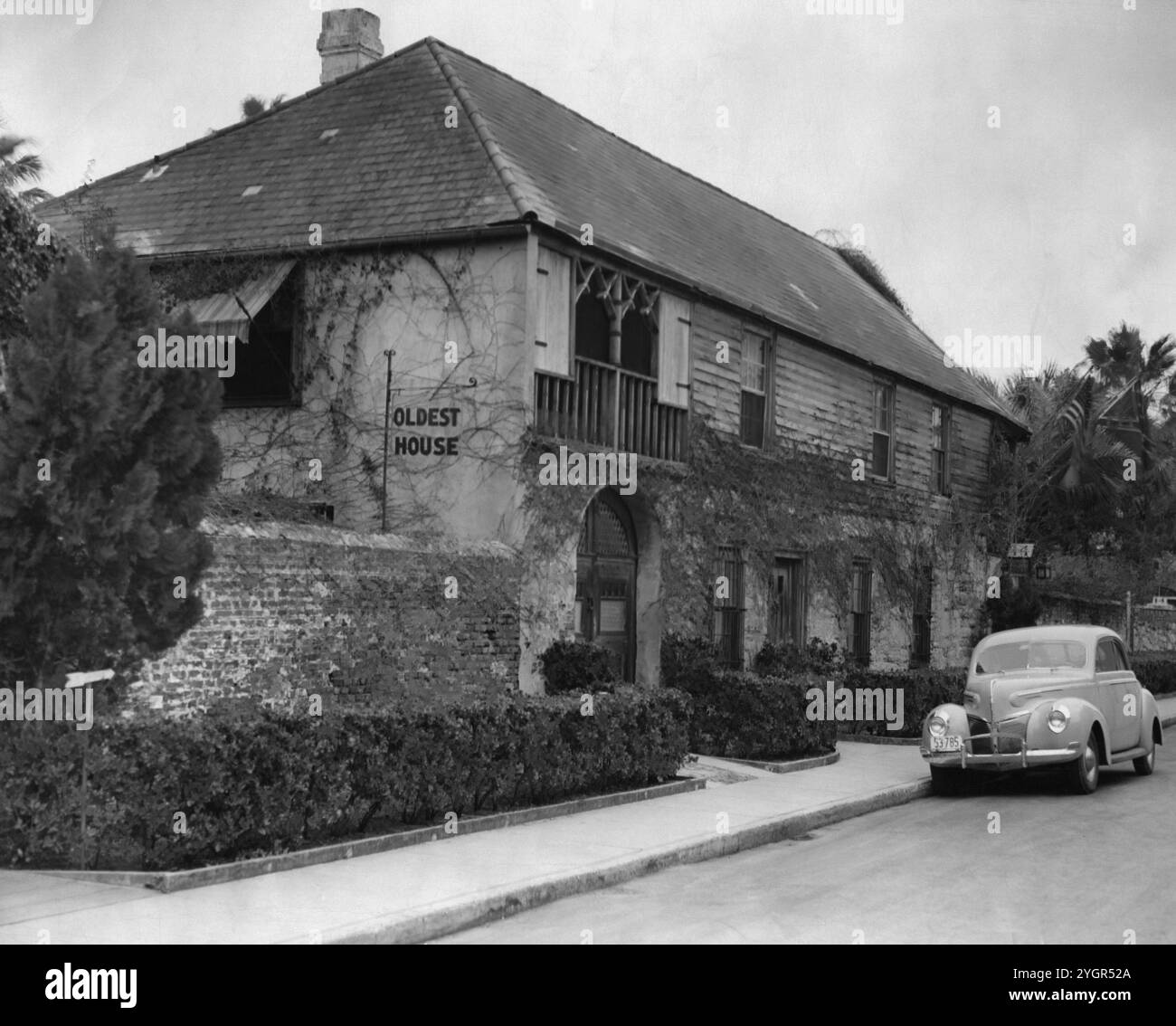 Das älteste Haus Amerikas, St. Augustine Florida Stockfoto