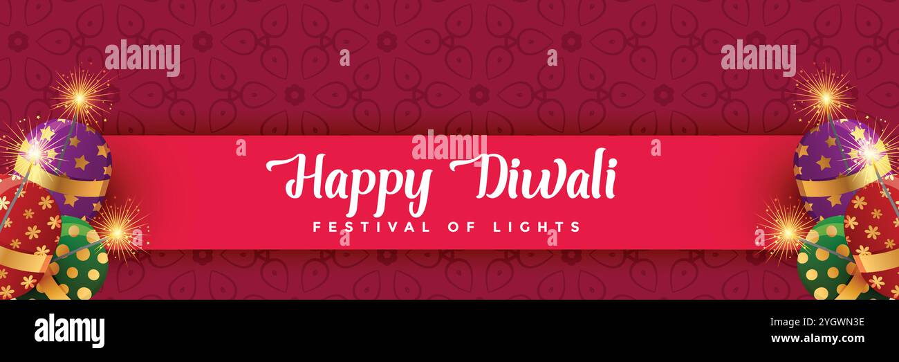 Happy diwali Cracker Hintergrund design Stock Vektor