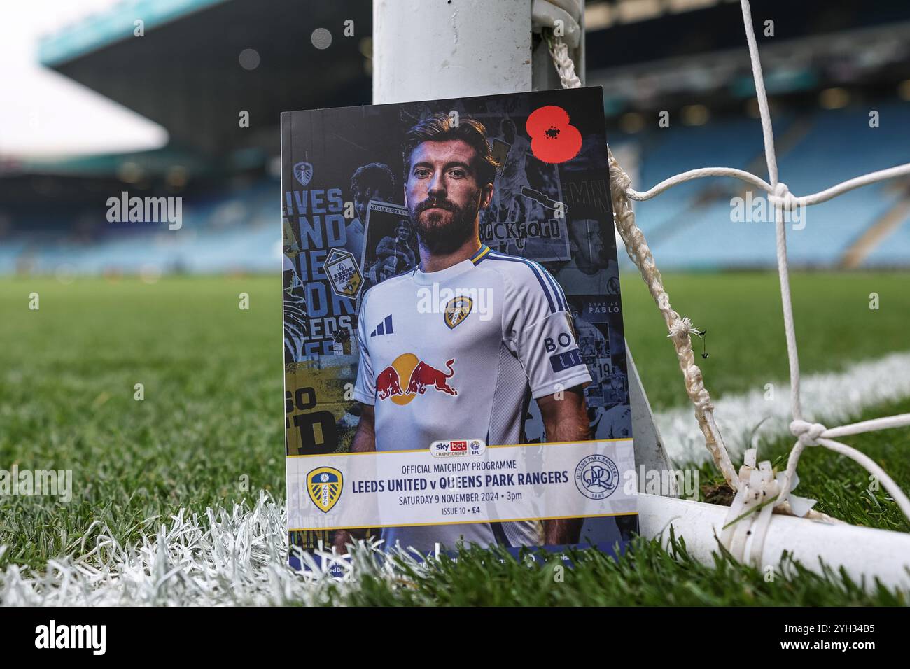 Leeds, Großbritannien. November 2024. Joe Rothwell von Leeds United am 9. November 2024 (Foto: Mark Cosgrove/News Images) in Leeds, Vereinigtes Königreich am 11. September 2024. (Foto: Mark Cosgrove/News Images/SIPA USA) Credit: SIPA USA/Alamy Live News Stockfoto