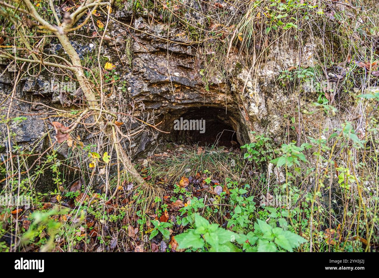 Italien Piemont Valle Gesso - Alpi Marittime Park - Roaschia - Grotte del Bandito Naturpark Stockfoto