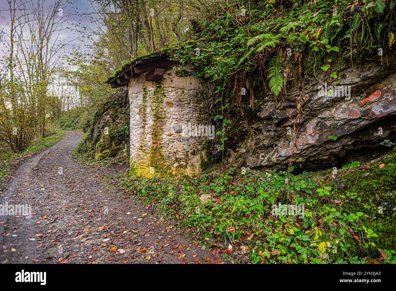 Italien Piemont Valle Gesso - Alpi Marittime Park - Roaschia - Grotte del Bandito Naturpark Stockfoto