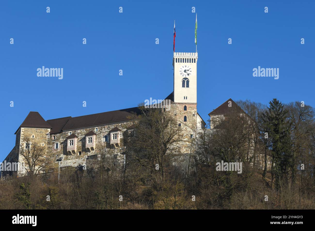 Die Burg von Ljubljana, Slowenien Stockfoto