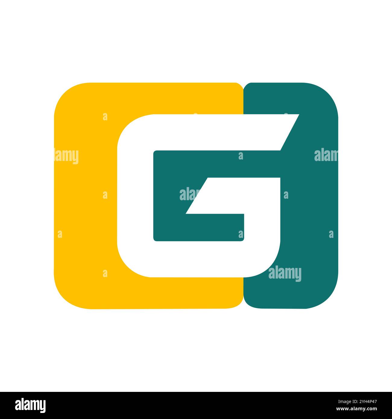 Design des ersten G-Logos Stock Vektor