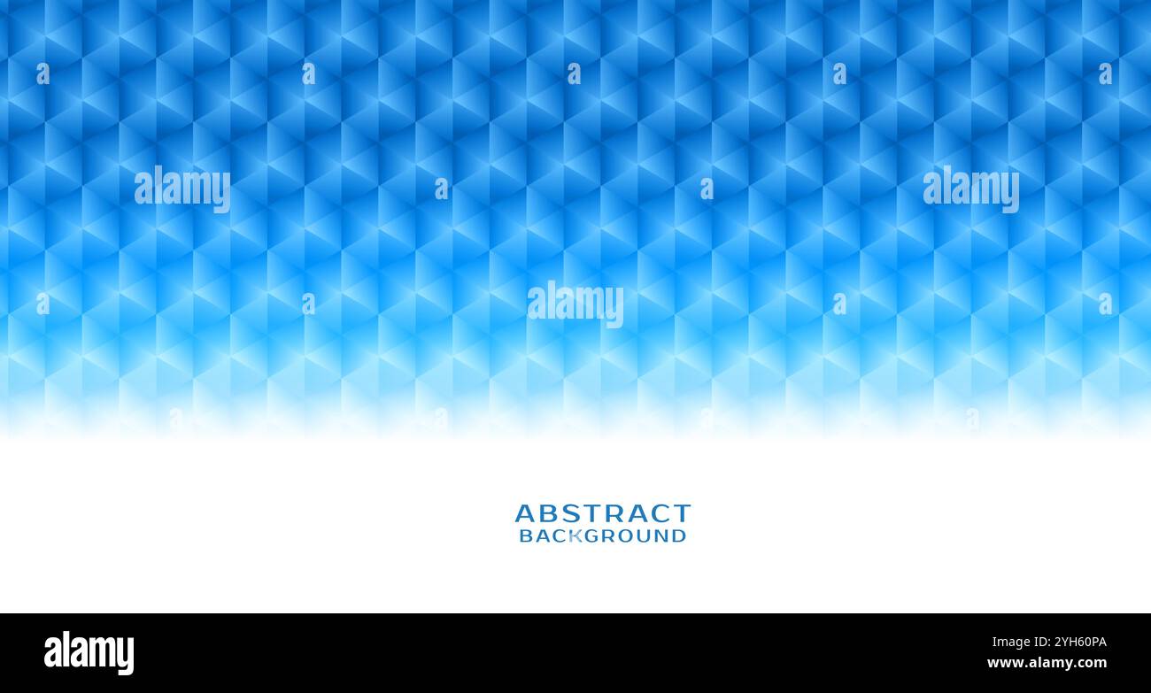 Abstrakt Blau hexagonalen Muster Hintergrund Stock Vektor