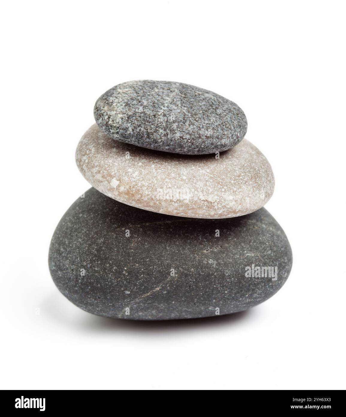 Zen-Steinen-Balance-Konzept Stockfoto