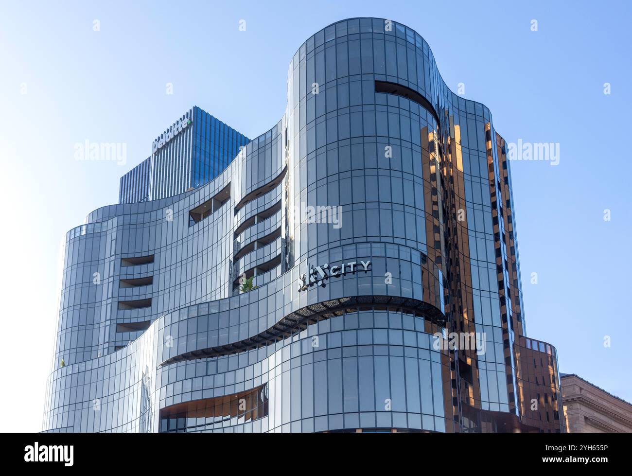 SkyCity Adelaide von Festival Plaza, North Terrace, Adelaide, South Australia, Australien Stockfoto