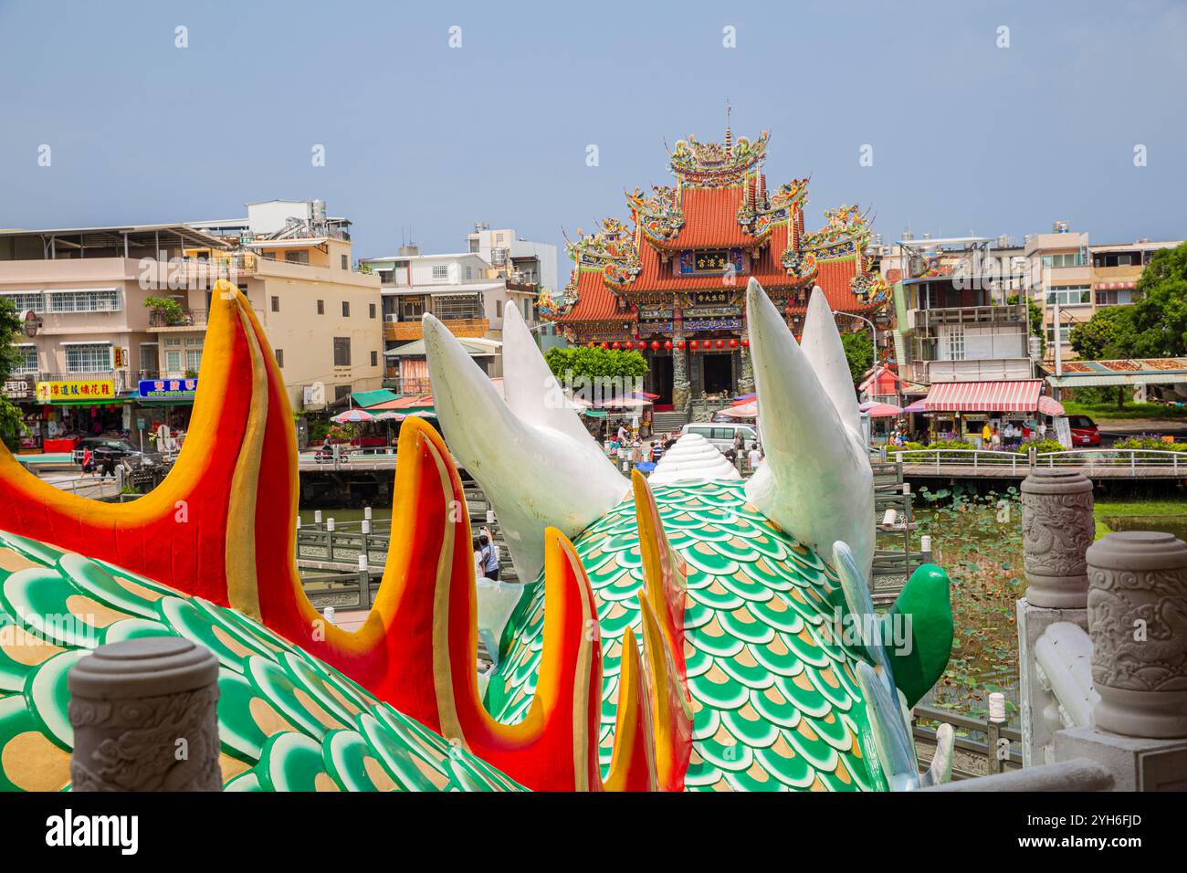 Dragon and Tiger Pagodas, Kaohsiung, Taiwan Stockfoto
