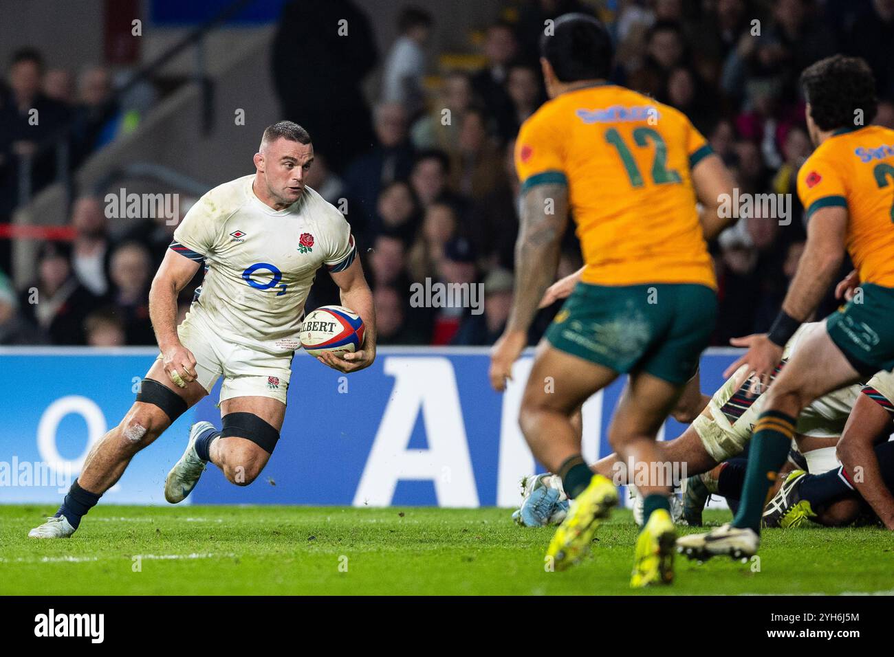 Ben Earl of England während des Rugby union-Spiels der Autumn Nations Series 2024 zwischen England und Australien am 9. November 2024 im Allianz Stadium in Twickenham, England Stockfoto
