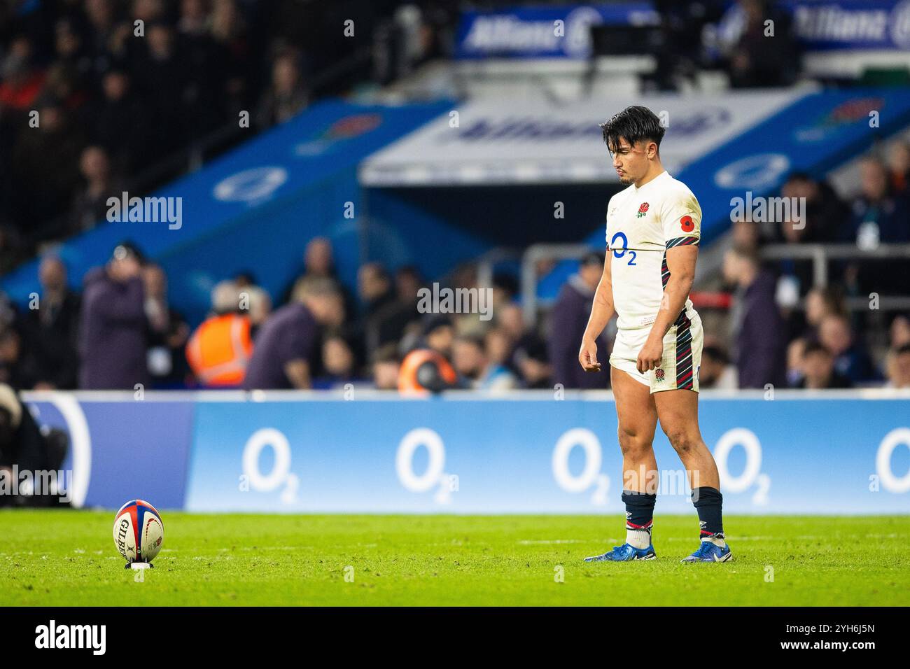 Marcus Smith von England während des Rugby-union-Spiels der Autumn Nations Series 2024 zwischen England und Australien am 9. November 2024 im Allianz Stadium in Twickenham, England Stockfoto