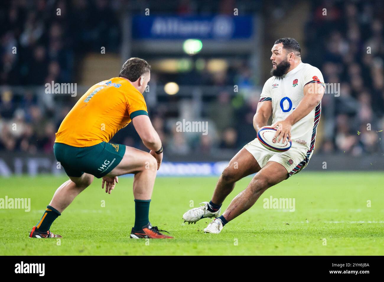 Ellis Genge aus England während des Rugby-union-Spiels der Autumn Nations Series 2024 zwischen England und Australien am 9. November 2024 im Allianz Stadium in Twickenham, England Stockfoto
