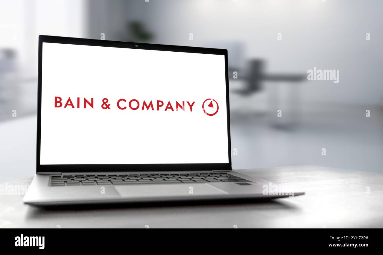 Bain and Company - Unternehmensberatung Stockfoto