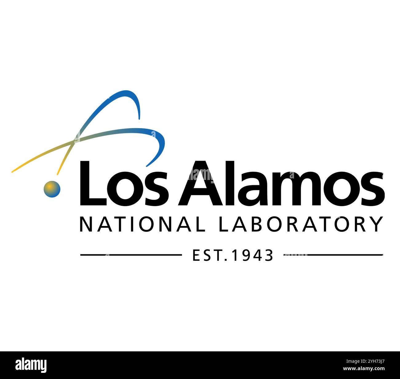 Logo des Los Alamos National Laboratory Stockfoto