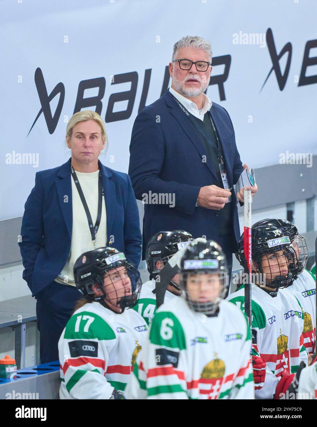 Pat Cortina, Gabriella Gallyas beim Frauenspiel DEUTSCHLAND, Ungarn. , . Saison 2024/2025. Fotograf: ddp Images/STAR-Images Credit: ddp Media GmbH/Alamy Live News Stockfoto