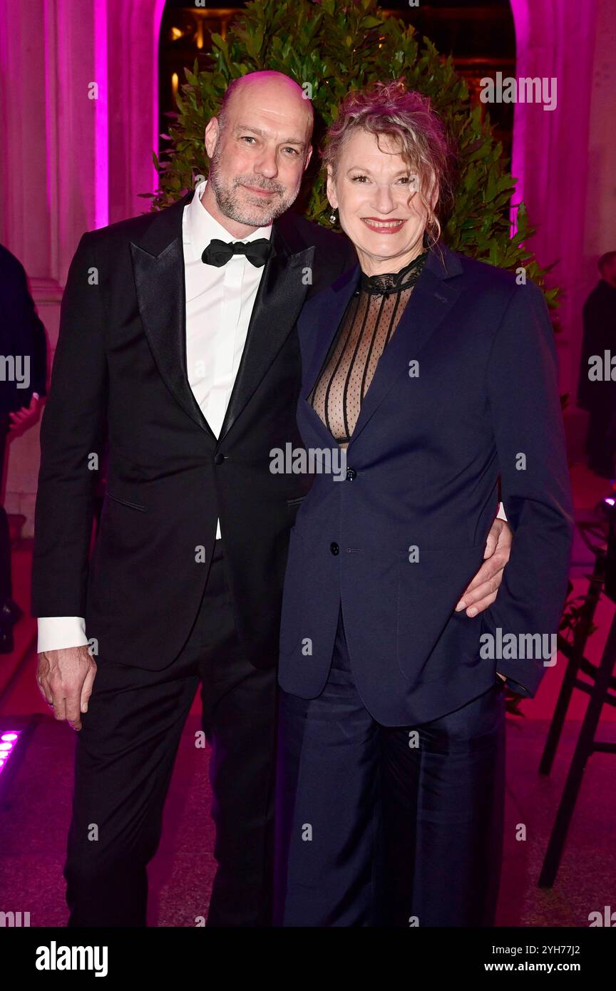 Heike Henkel mit Ehemann Paul Meier beim 42. Deutsche Sportpresseball 2024 in der Alten Oper. Frankfurt, 09.11.2024 Foto:XF.xKernx/xFuturexImagex sportpresseball 4130 Stockfoto