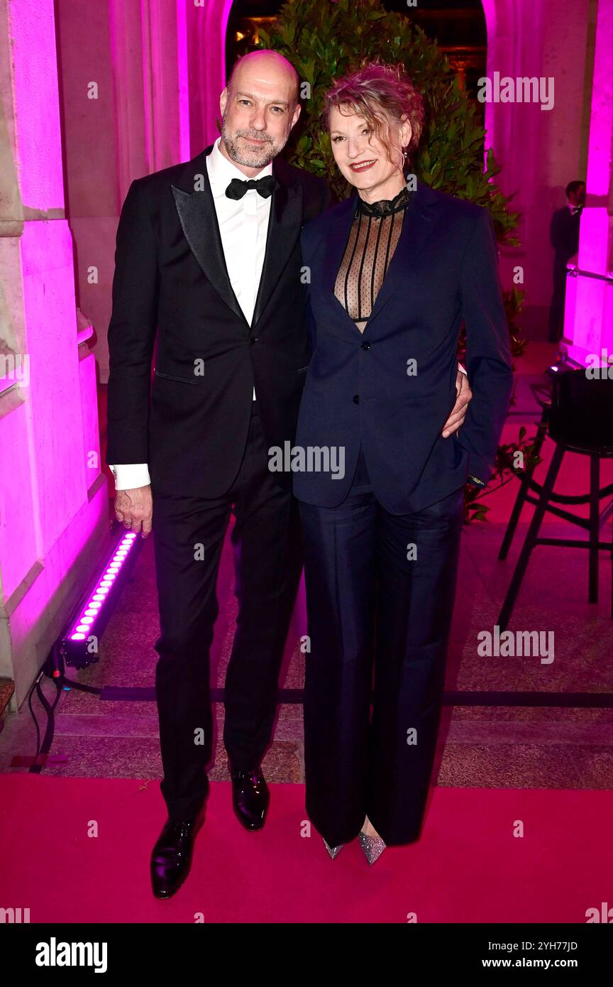 Heike Henkel mit Ehemann Paul Meier beim 42. Deutsche Sportpresseball 2024 in der Alten Oper. Frankfurt, 09.11.2024 Foto:XF.xKernx/xFuturexImagex sportpresseball 4126 Stockfoto