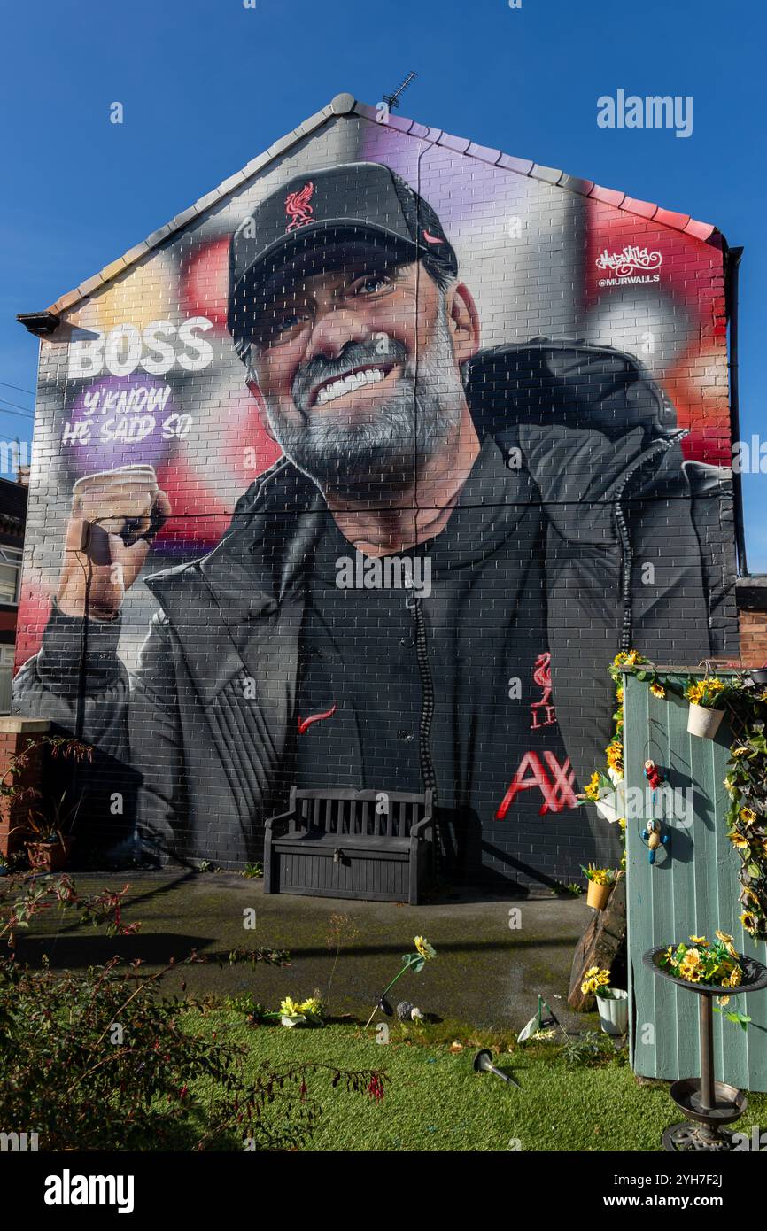 Jürgen Norbert Klopp ist ein deutscher Fußballmanager, ehemaliger Trainer und Spieler, der zuletzt den Premier League-Club Liverpool in Burnan leitete Stockfoto