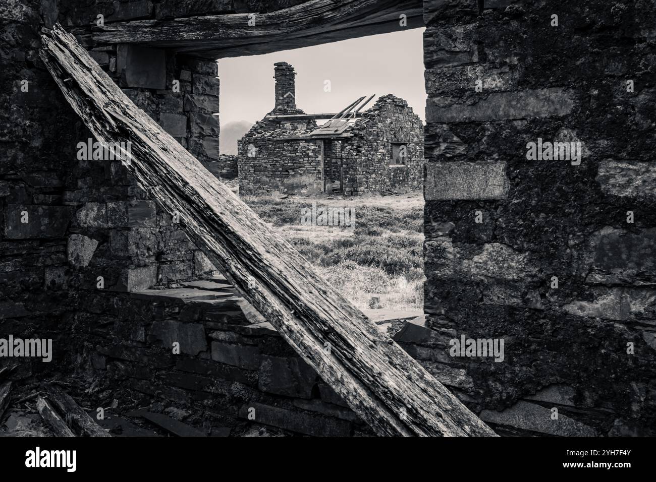 Dinorwic Schieferbruch, Gywnedd, Wales Stockfoto