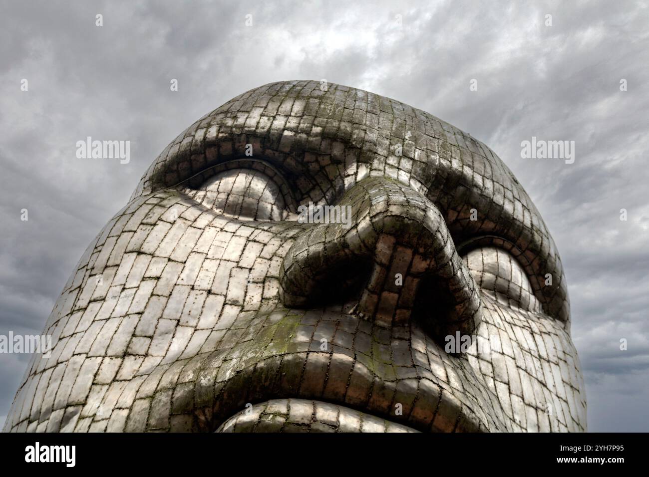 Das Gesicht Von Wigan. Stockfoto