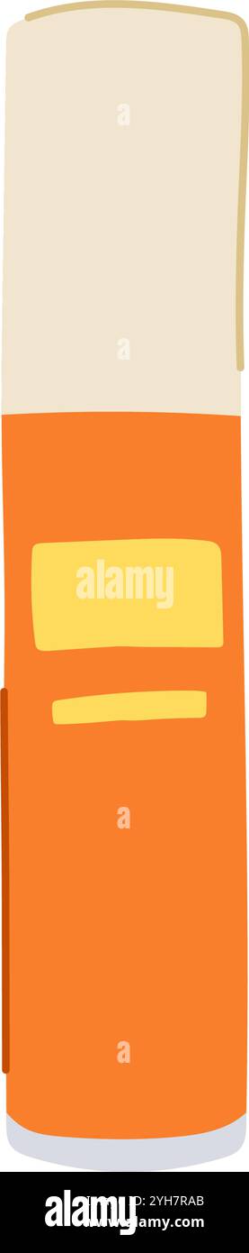 Beenden Sie die Einstellung des Sprays Cartoon Vektor-Illustration Stock Vektor