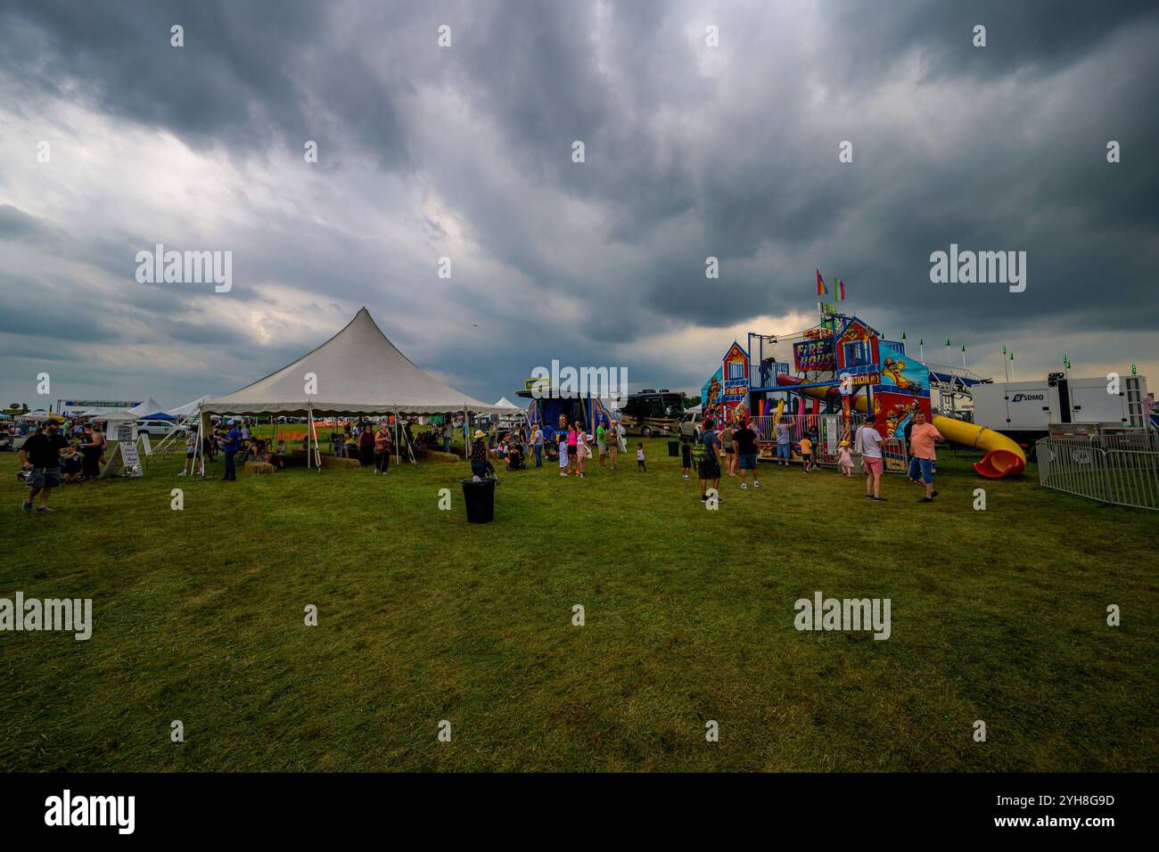 Das New Jersey Lottery Festival of Ballooning, Solberg Airport, Whitehouse Station, NJ, USA; Juli 2021 Stockfoto