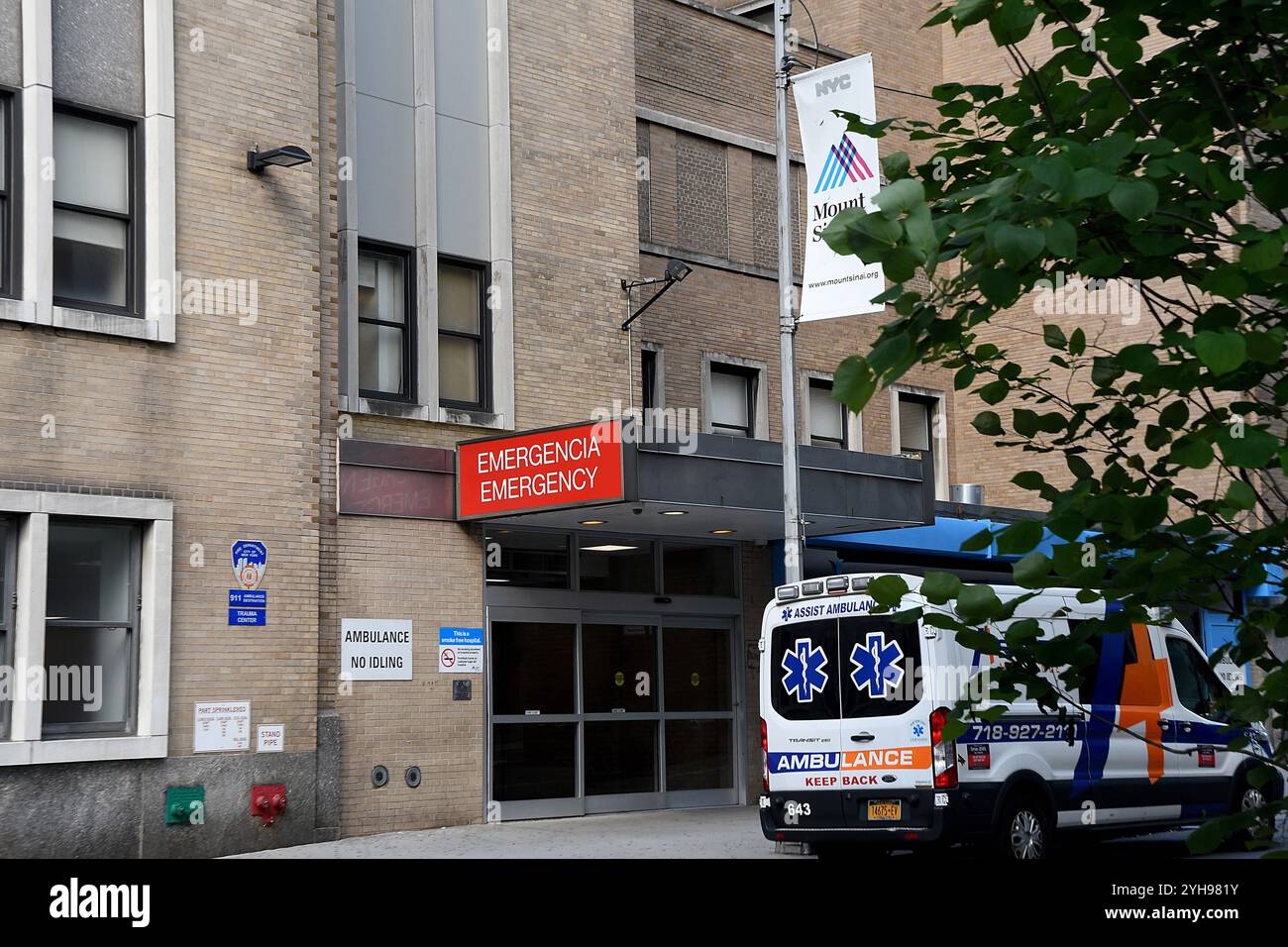 HARLEM/NEW YORK CITY /NEW YORK / USA 08.JUNI 2018 Mout Sinai St.luke Hospital in Haerlem in New York, USA . Photo.Francis Joseph Dean / Deanpictures. Stockfoto